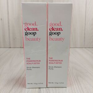 Good Clean Goop‎ Beauty Powerscrub Scalp Detox 4 oz Lot of 2 Hair Skin Care